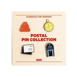 Accidentally Wes Anderson postal pin collection