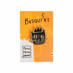 Basquicat cat pin badge
