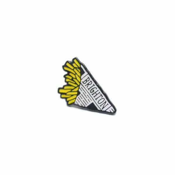 Brighton - fish and chips pin badge