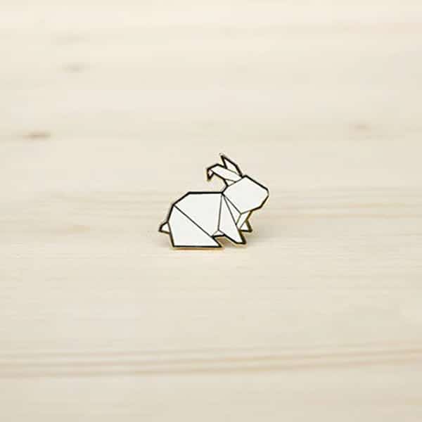 bunny rabbit pin badge brooch