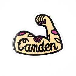 Camden - tattooed bicep sticker