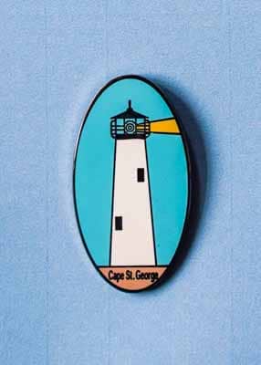 Cape St George Lighthouse Pin Badge