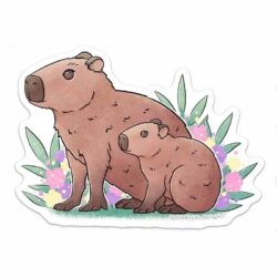 capybara-vinyl-sticker Capybara vinyl sticker