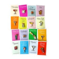 Cocktail pin badge bundle