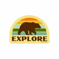Explore vinyl sticker