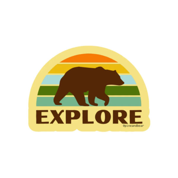 Explore vinyl sticker