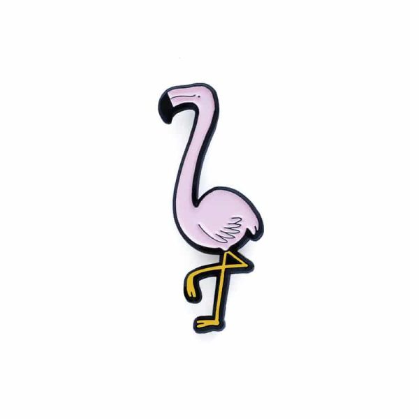 Flamingo Pin Badge