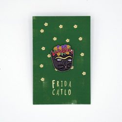 Frida Catlo - cat artist pin badge