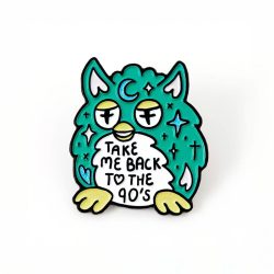 Take me back to the 90s - Furby pin badge