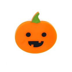 Happy Pumpkin - Halloween pumpkin brooch