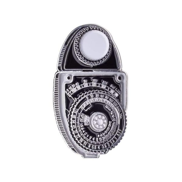 Light Meter photography pin badge