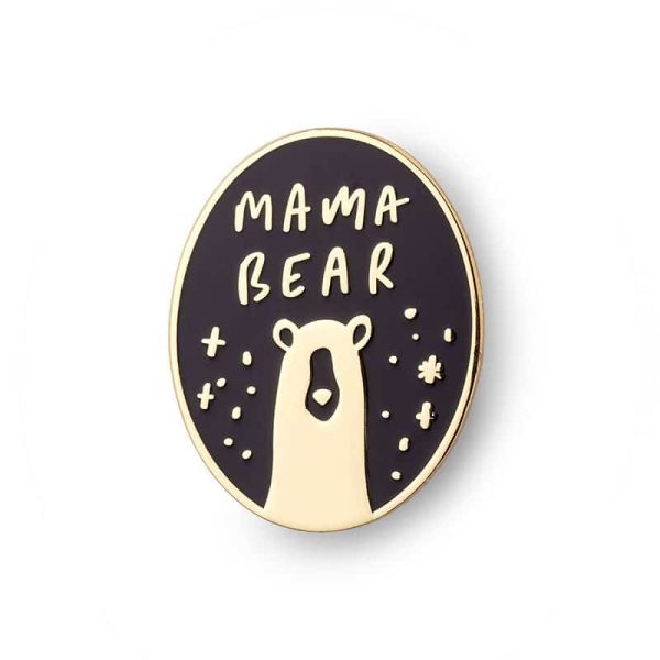 Mama Bear pin badge