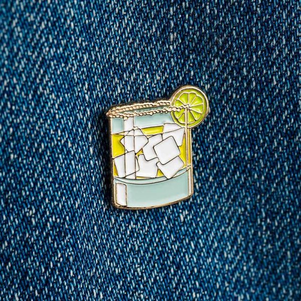 Margarita Cocktail Pin Badge