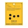 Martini cocktail recipe pin badge set backing card