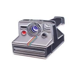 Polaroid One Step - instant film camera pin badge
