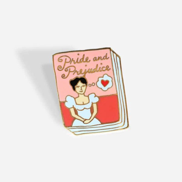 Pride and Prejudice - book cover pin badge
