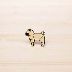 Pug Brooch