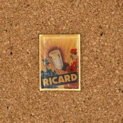 Ricard pastis advertising vintage pin badge