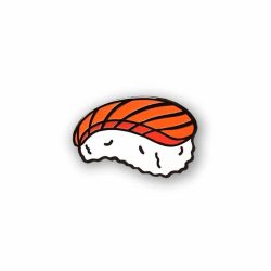 Salmon Nigiri - sushi pin badge