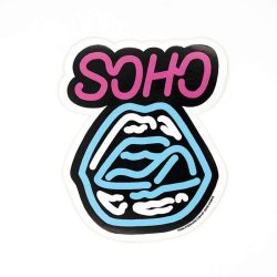 Soho - electric lights sticker