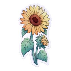 sunflower-vinyl-sticker Sunflower vinyl sticker