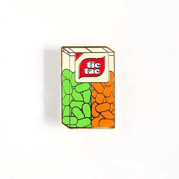 Tic Tac Brooch