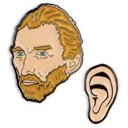 Vincent van Gogh & Ear pin badges