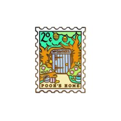 winnie-the-pooh-stamp-pin-badge Winnie The Pooh stamp pin badge