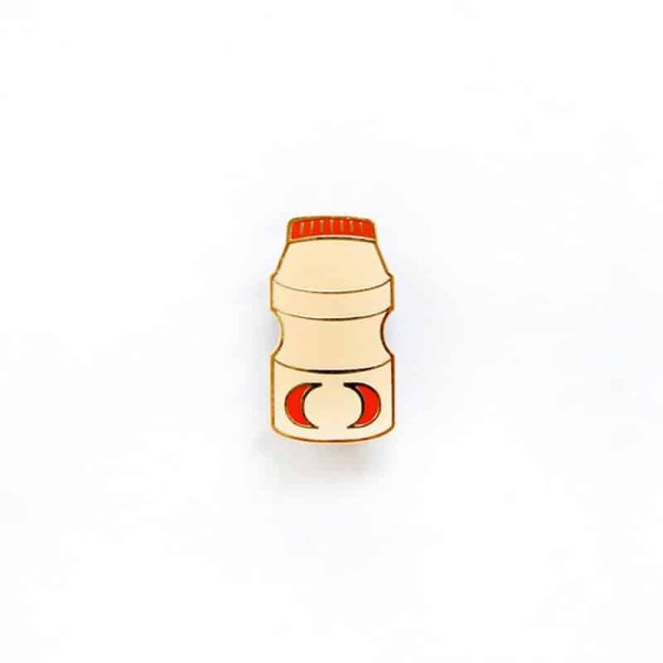 Yakult brooch